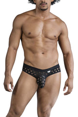 Slip en maille à pois CandyMan 99855, couleur noir