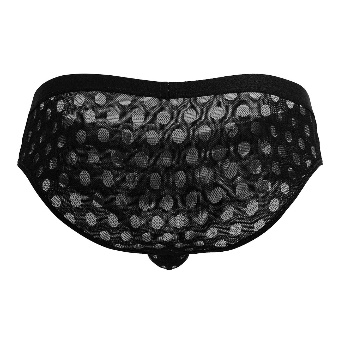 Slip en maille à pois CandyMan 99855, couleur noir