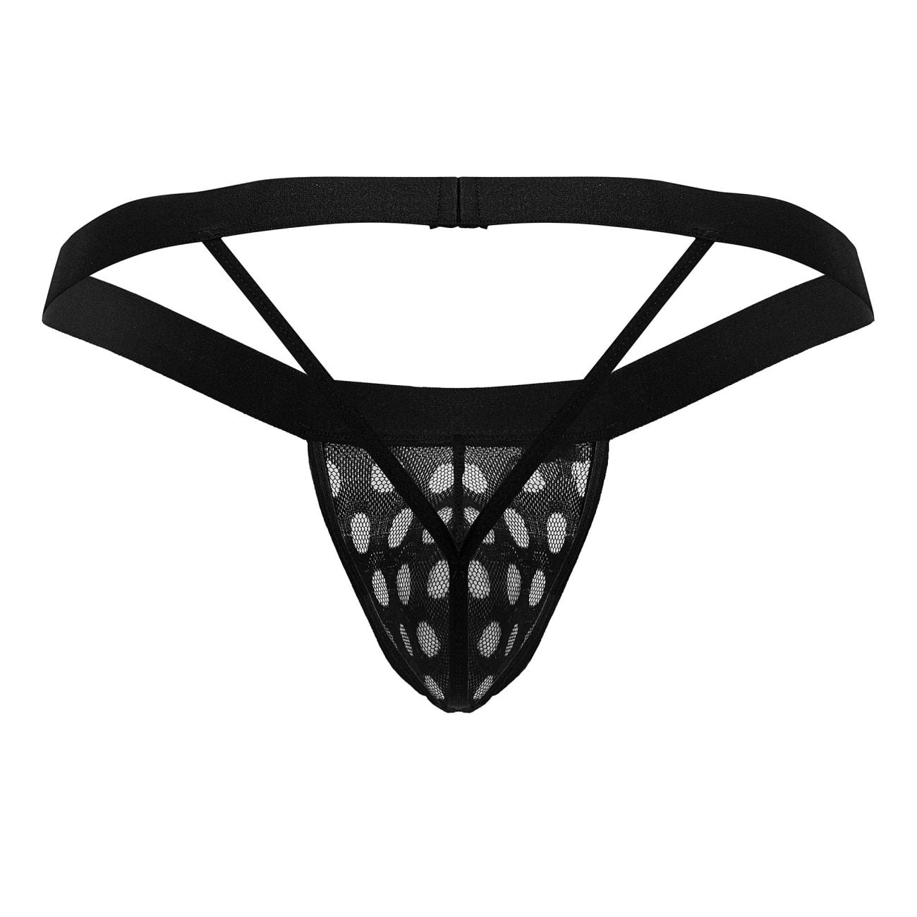String en maille à pois CandyMan 99856, couleur noir