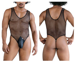CandyMan 99858 Fishnet Bodysuit Color Black