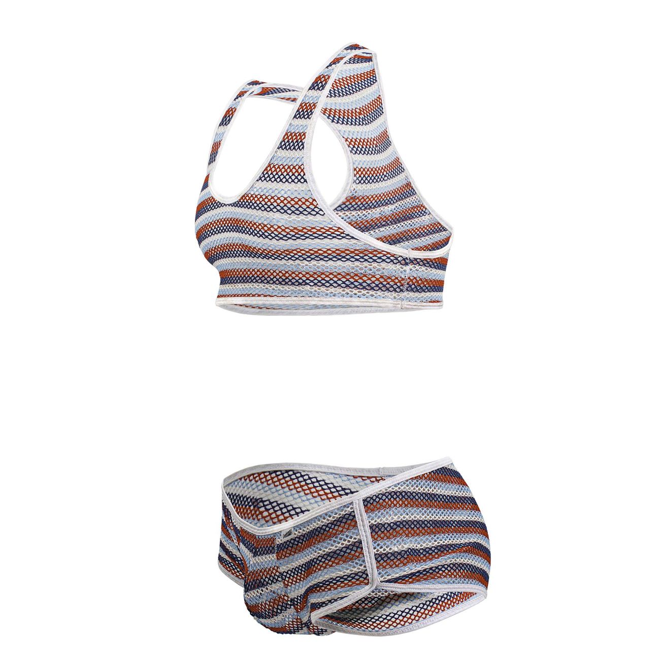 CandyMan 99859 Zweiteiliges Outfit, Farbstreifen