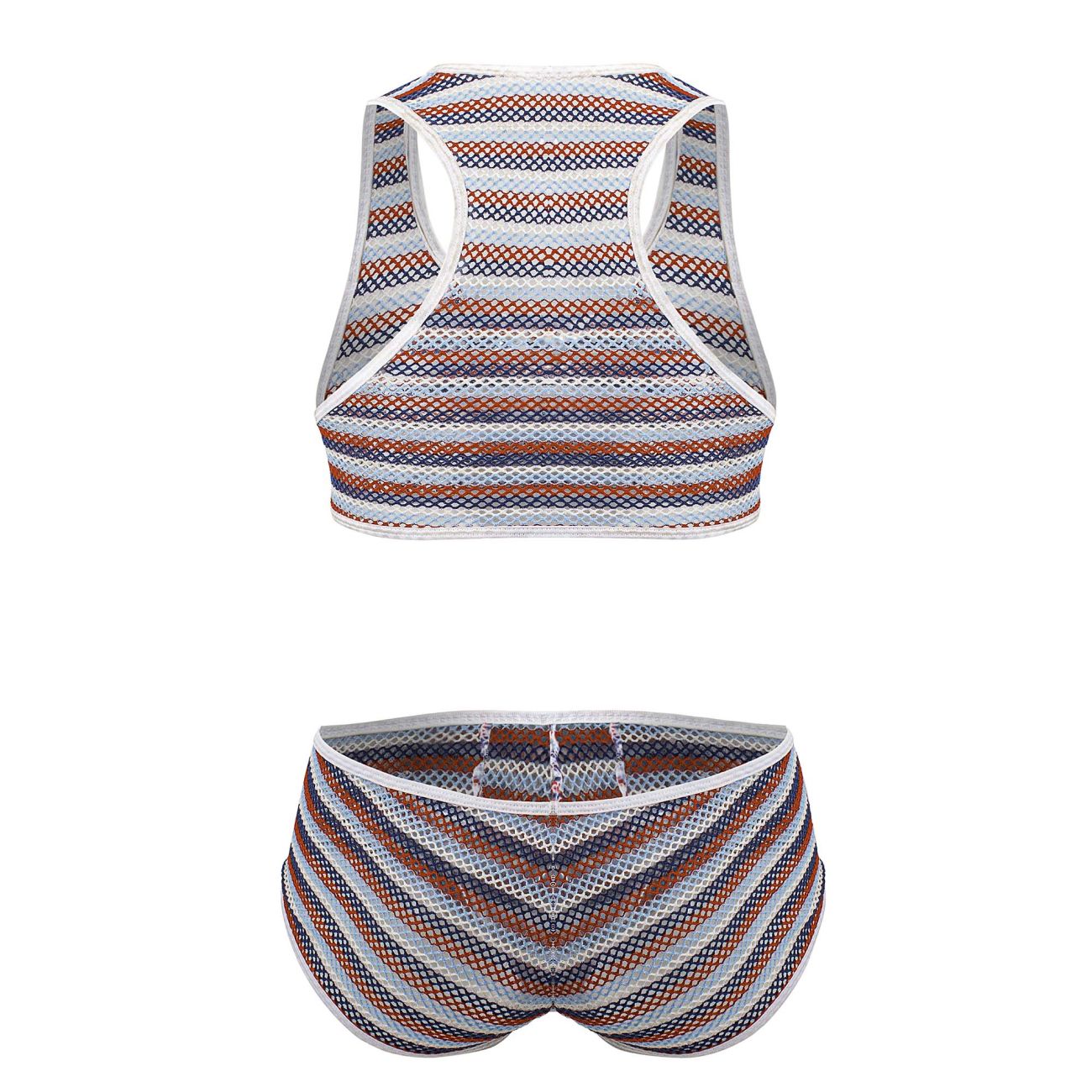 CandyMan 99859 Zweiteiliges Outfit, Farbstreifen