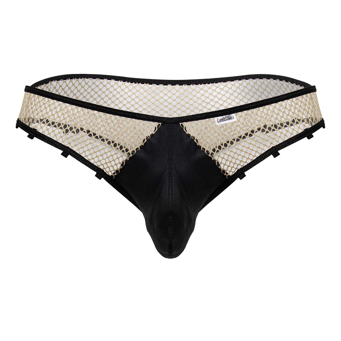 String résille CandyMan 99860 couleur nude-noir