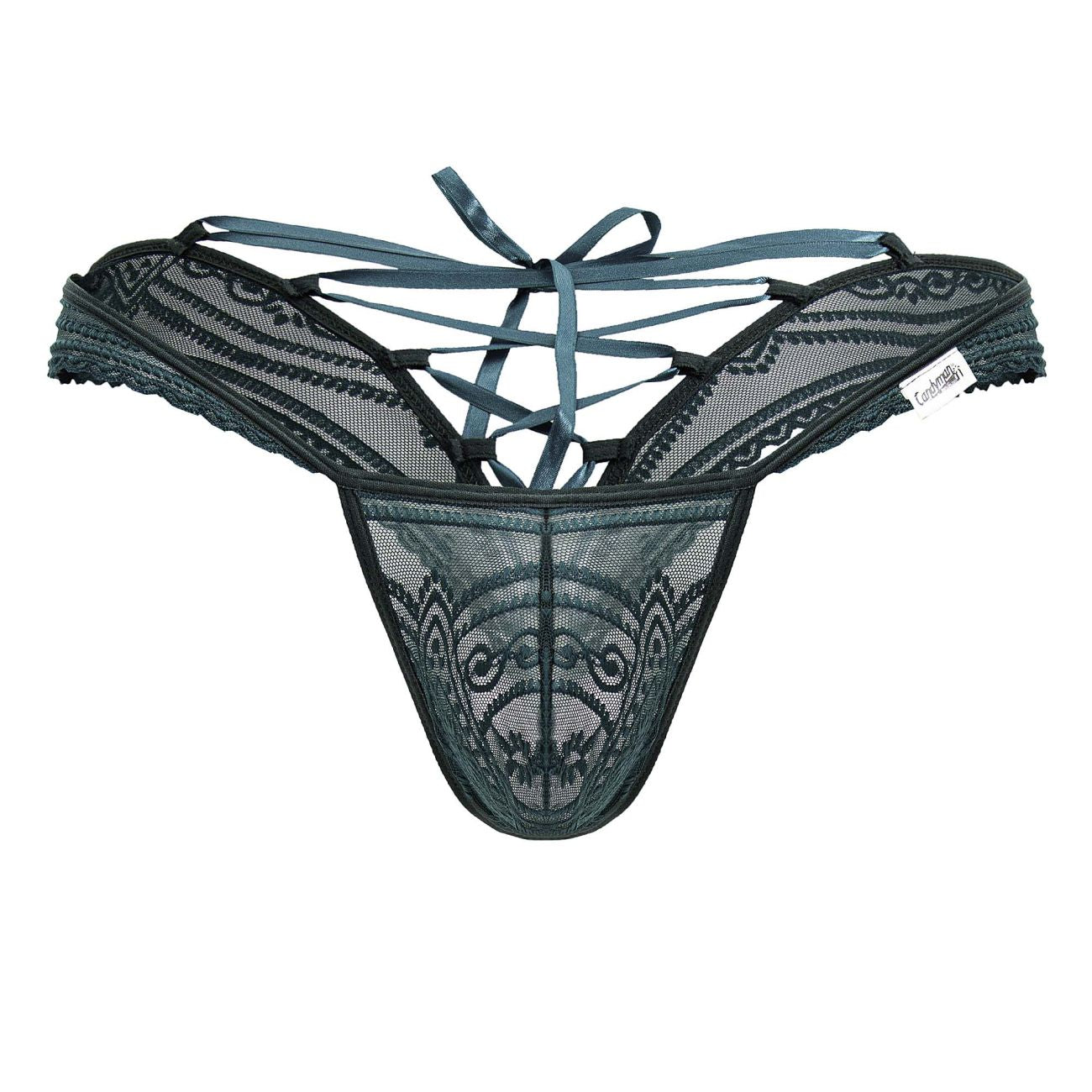 String en dentelle CandyMan 99861, couleur verte