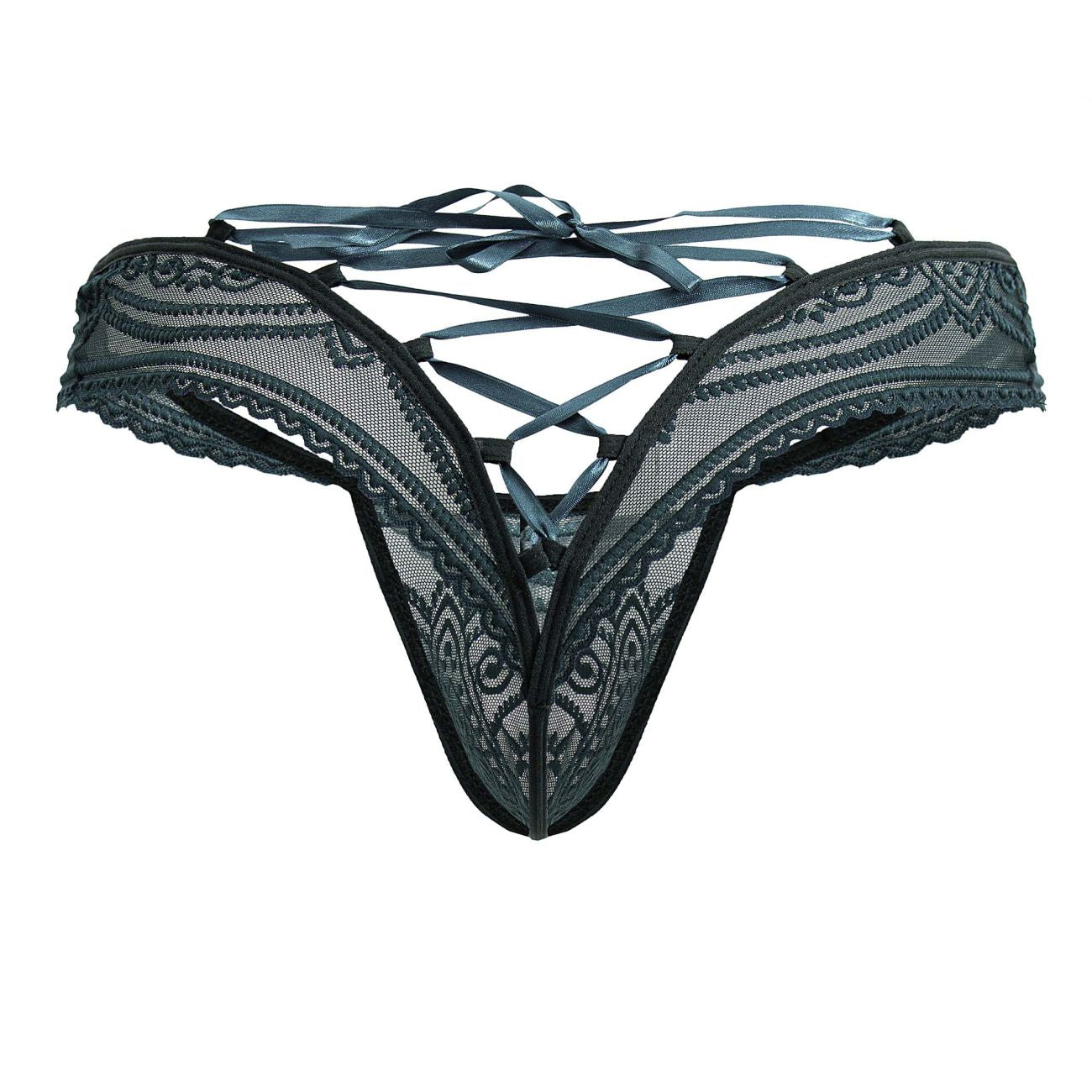 String en dentelle CandyMan 99861, couleur verte