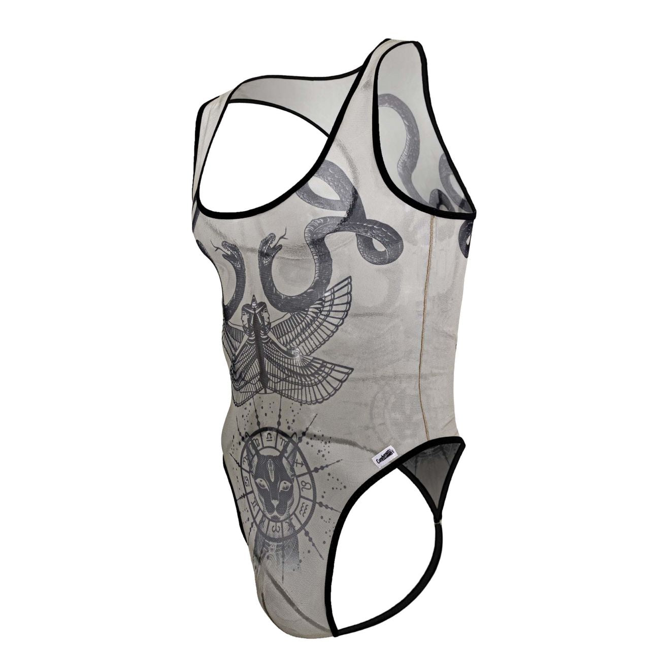 CandyMan 99869 Ägyptischer Body, Farbe Nude-Schwarz