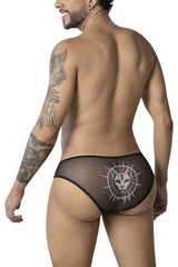 CandyMan 99871 Egyptian Briefs Color Black-White