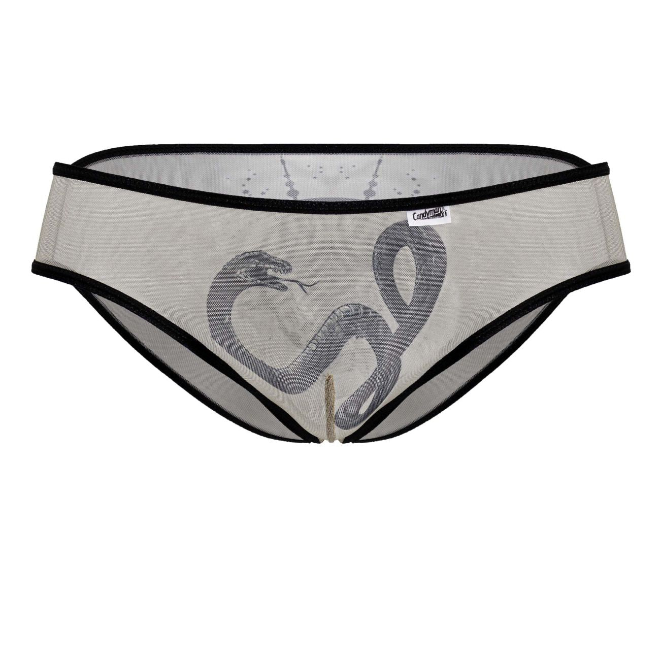 CandyMan 99871 Ägyptische Slips, Farbe Nude-Schwarz