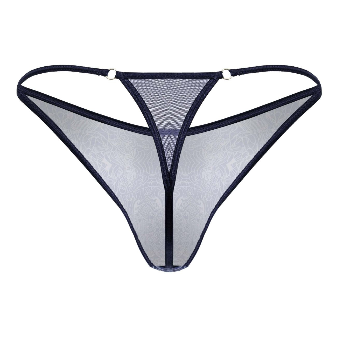 String CandyMan 99875 à imprimé aquatique, coloris bleu et blanc