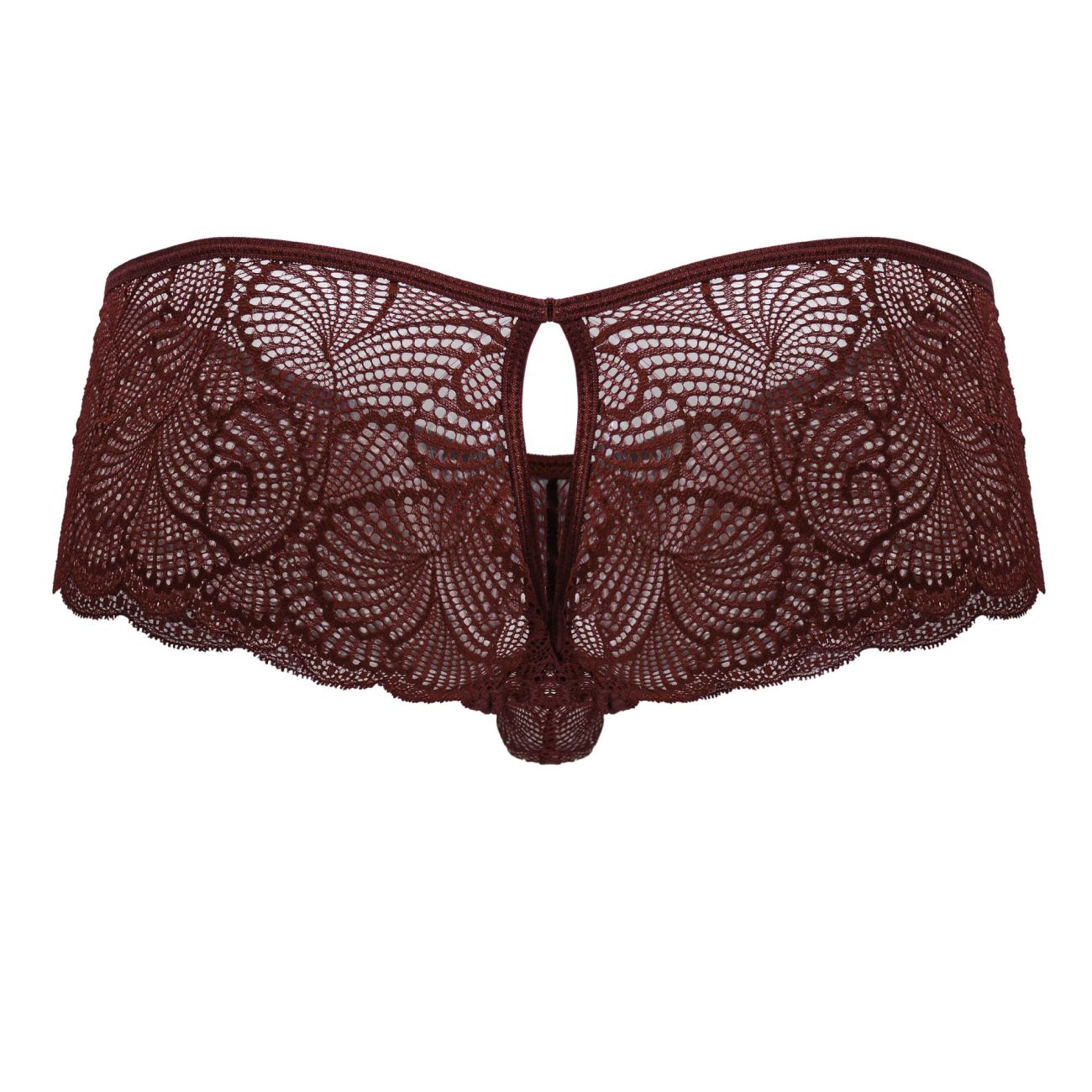 CandyMan 99907 Lace Trunks Color Burgundy