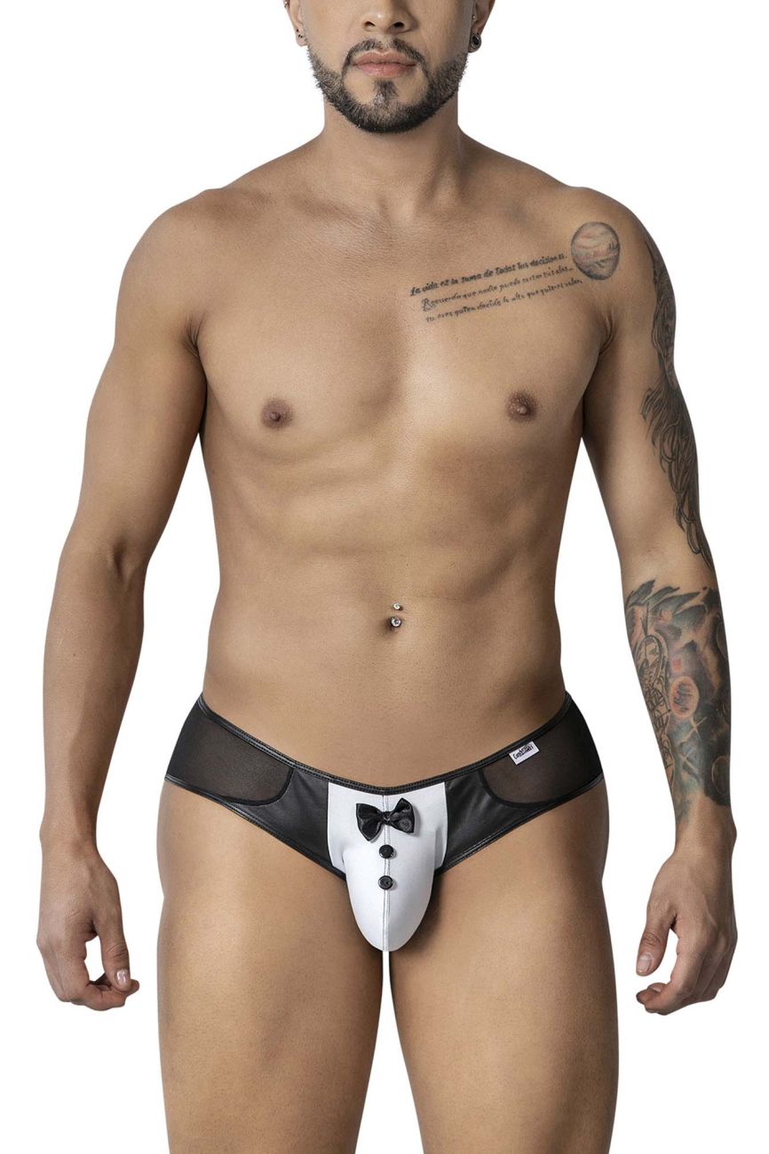 CandyMan 99919 Tuxedo Briefs Color Black-White