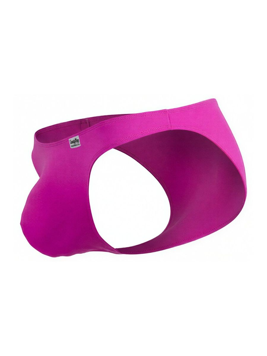 CandyMan 99928 bikini men’s briefs in vibrant magenta with form-fitting modern design and subtle stitching details