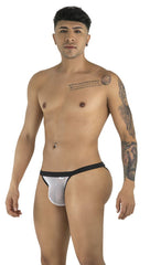 Whitemesh briefs with black waistband candy man 99933 bikini style for comfortable everyday wear