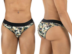 Candyman 99938 briefs in camouflage pattern with black waistband designed for comfortable everyday wear