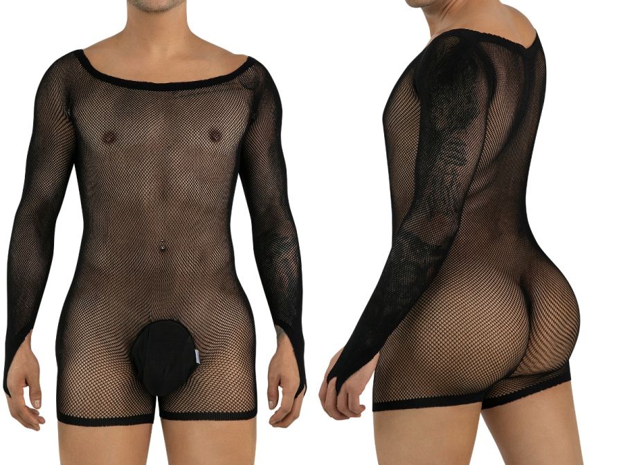 CandyMan 99955 Bodysuit Color Black