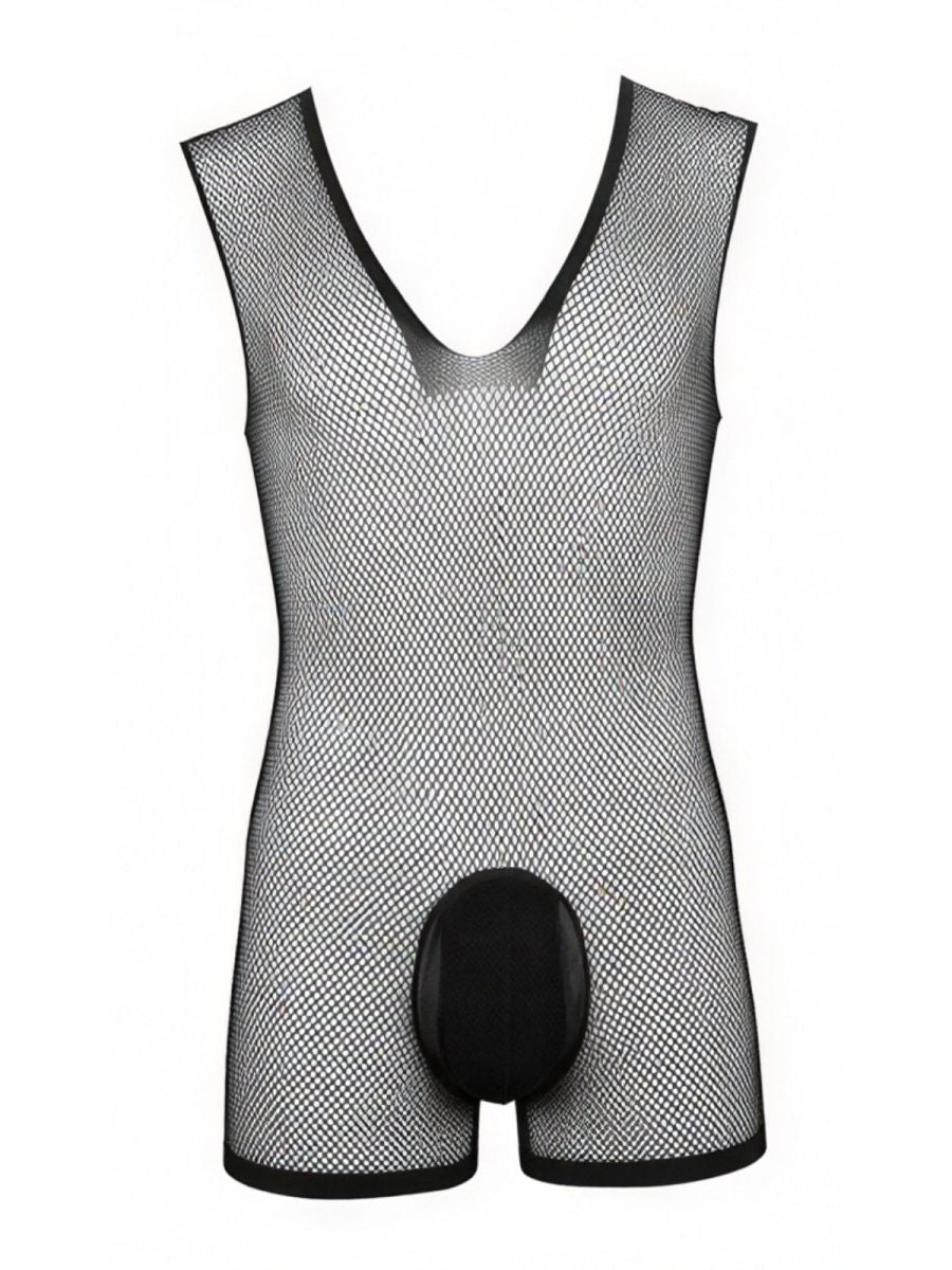 CandyMan 99956 Bodysuit Color Black