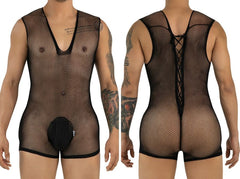 CandyMan 99956 Bodysuit Color Black