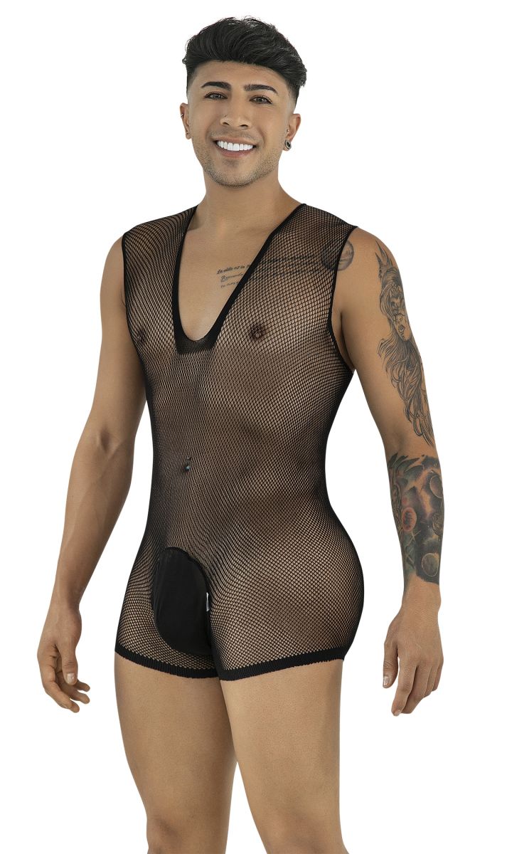 CandyMan 99956 Bodysuit Color Black