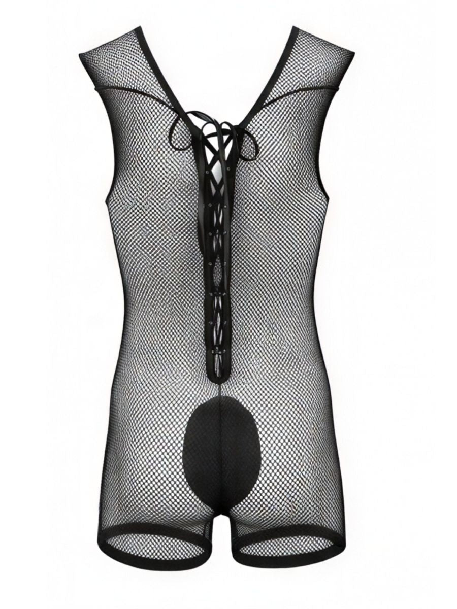 CandyMan 99956 Bodysuit Color Black