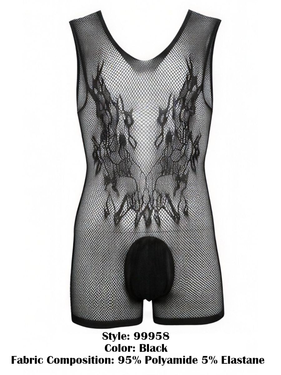 CandyMan 99958 Bodysuit Color Black