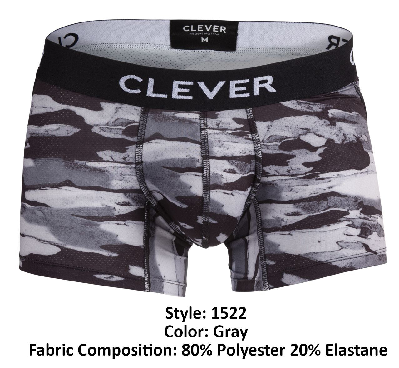 Clever 1522 Navigate Badehose Farbe Grau