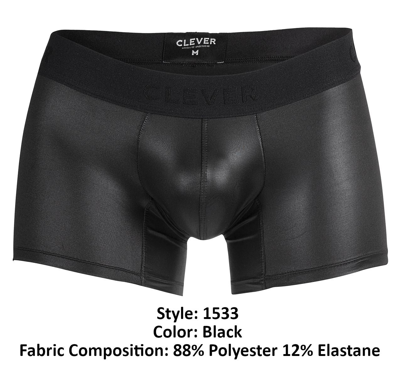 Clever 1533 Kraken Trunks Couleur Noir