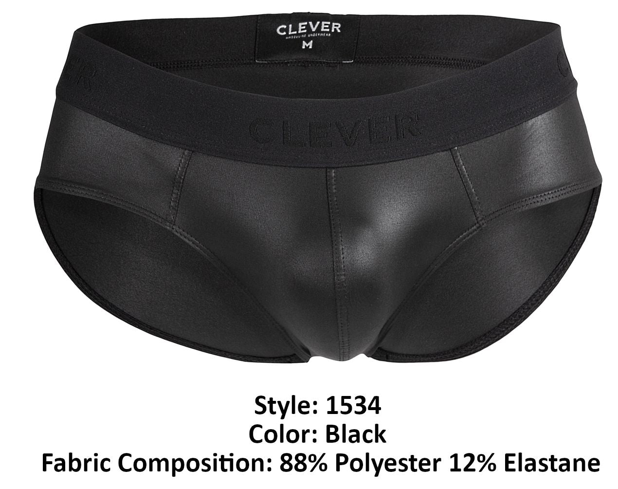 Slip Clever 1534 Kraken Couleur Noir