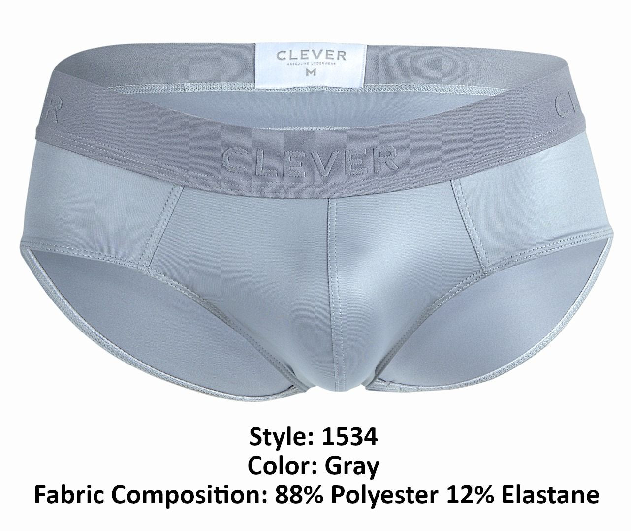 Clever 1534 Kraken Briefs Color Gray