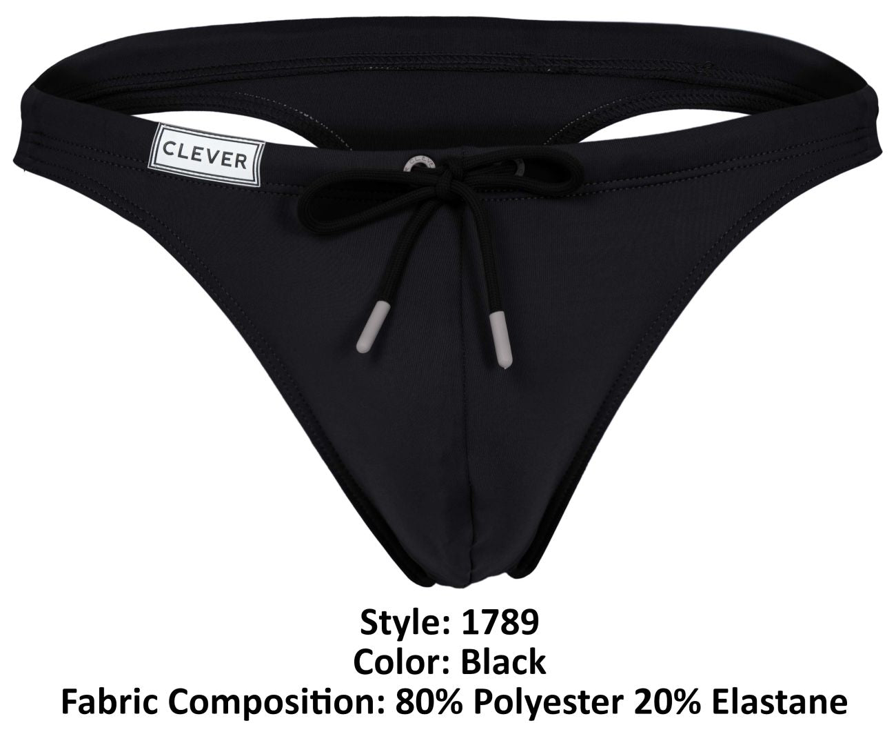 Clever 1789 Rio Badestrings Farbe Schwarz