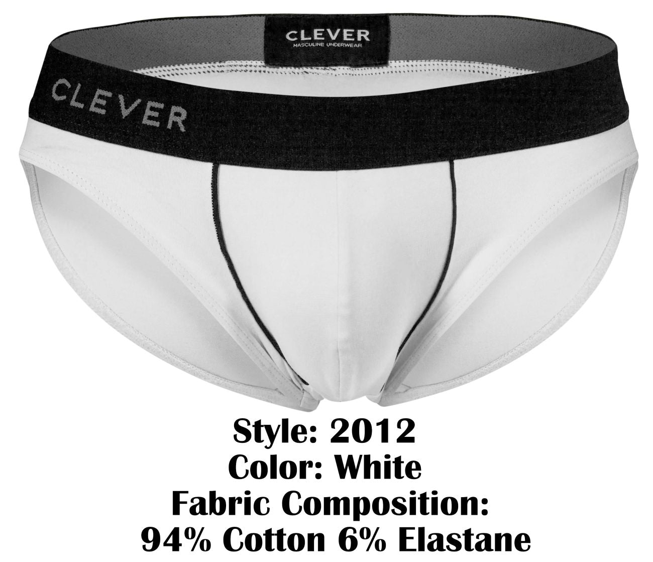 Slips Origen Clever 2012, couleur blanche