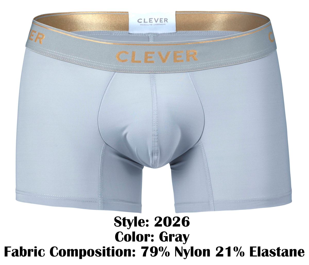Clever 2026 Valladolid Trunks Couleur Gris