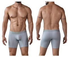 Light gray clever 2027 valladolid boxer briefs for men with smooth form-fitting fabric and subtle waistband branding