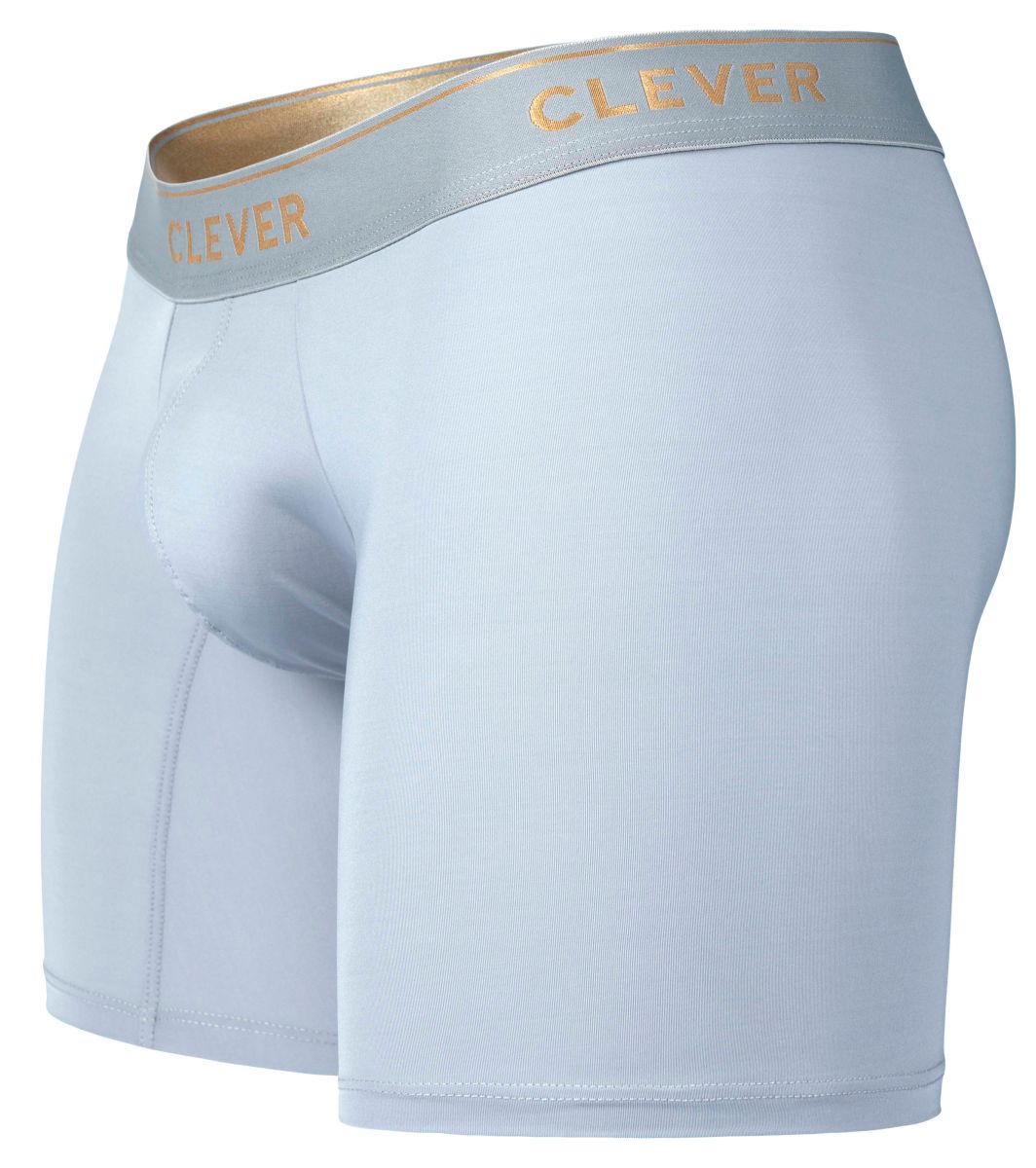 Light blue clever 2027 Valladolid boxer briefs with gold-trimmed waistband for comfortable everyday wear