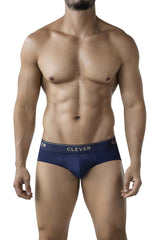 Slips Clever 2028 Valladolid, couleur bleu foncé