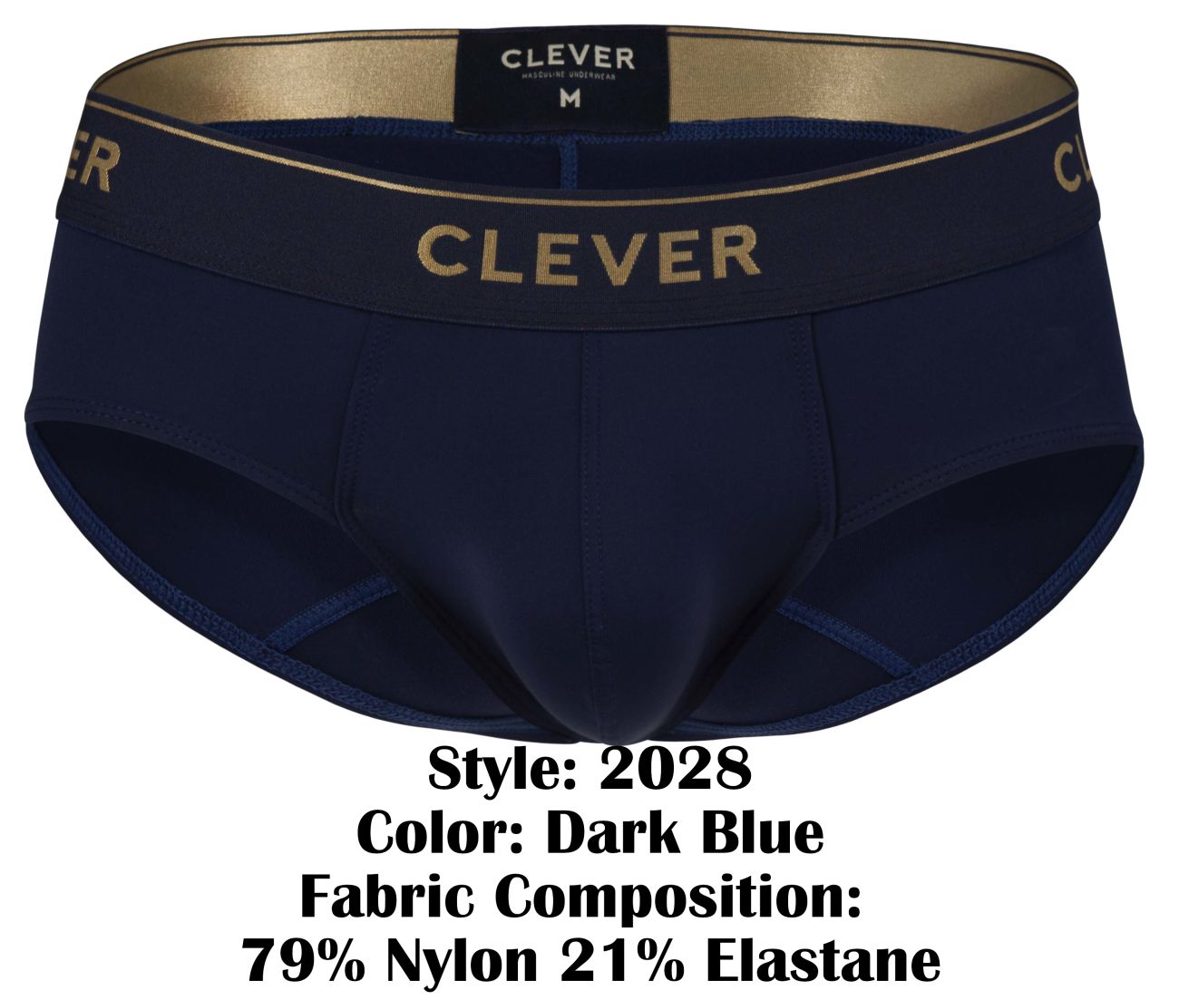 Slips Clever 2028 Valladolid, couleur bleu foncé