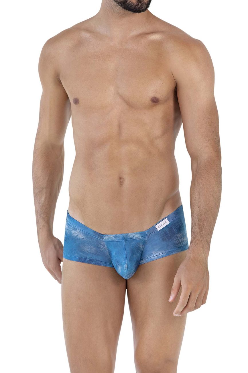 Clever 229931 Lot de 3 boxers latins australiens Couleur bleu pétrole-bleu foncé-gris