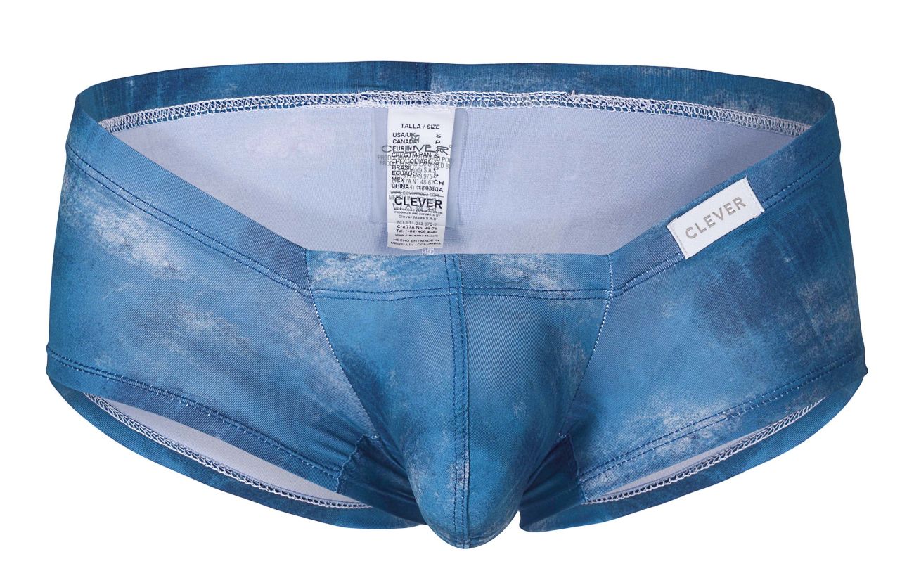 Clever 229931 Lot de 3 boxers latins australiens Couleur bleu pétrole-bleu foncé-gris