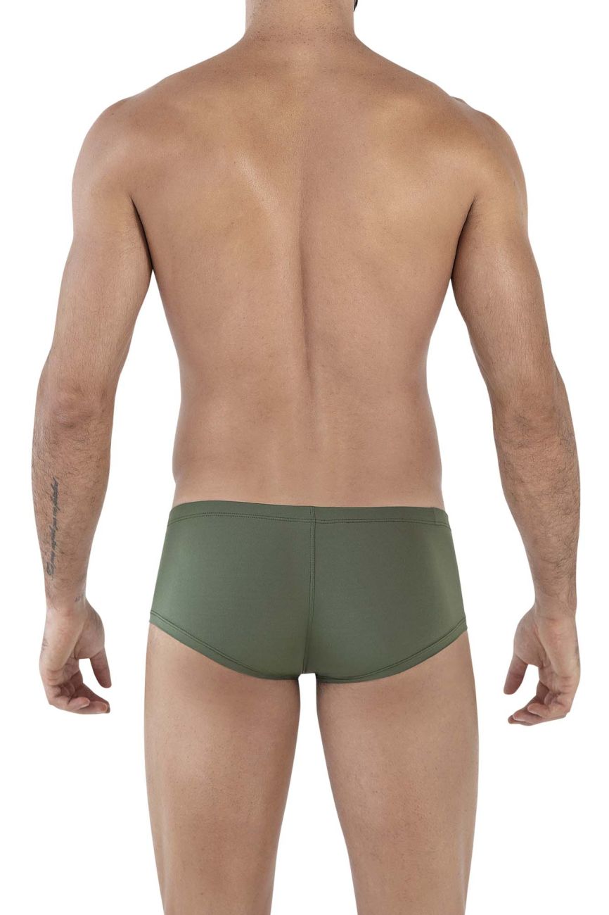 Clever 229934 3er-Pack Australian Latin Trunks, Farbe Olivgrün-Dunkelgrün-Grün