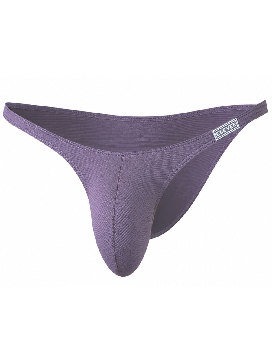 Clever Moda lilac Cronos briefs with thin sides and a small branded logo tag on the waistband.
