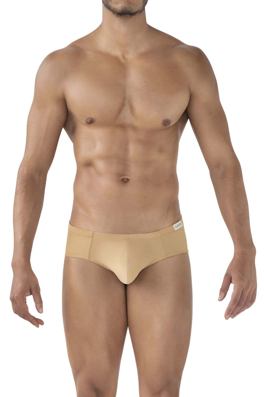 Clever 519961 3er-Pack Australian Latin Briefs Slips Farbe Blau-Ocker-Gold