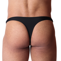 Dinamic Black Swim G String back view by Gigo Underwear