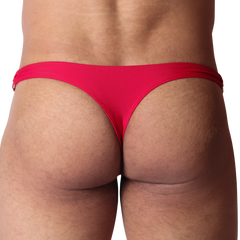 Dinamic Red Swim G String back view by Gigo Underwear