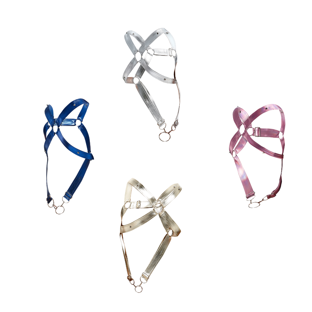 Dngeon Cross Cockring Harness -Mirror-