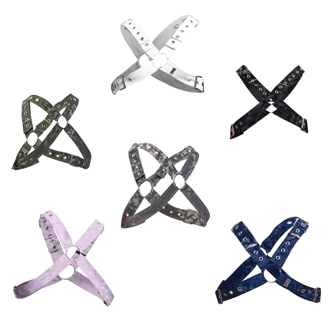 Dngeon Cross Chain Harness -Military-