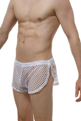PetitQ Short Snap PetitQ Fishnet Weiß
