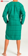 Go Softwear 4708 Men's Lumber Jack Night Shirt - Green Plaid