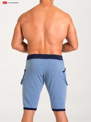 Go Softwear 4954 Men's California Bliss Yoga Short - Lite Denim