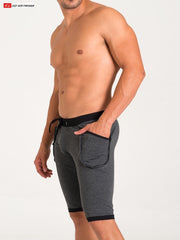 Go Softwear 4954 Men's California Bliss Yoga Short - Charcoal