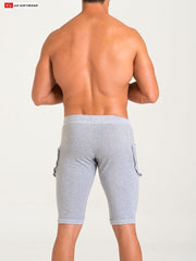 Go Softwear 4954 Herren California Bliss Yoga-Short - Heather Grey