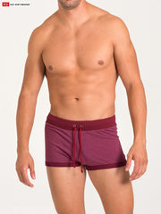 Go Softwear 4943 Men's California Bliss Row Short - Maroon